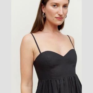 Reformation Odette sweetheart linen dress